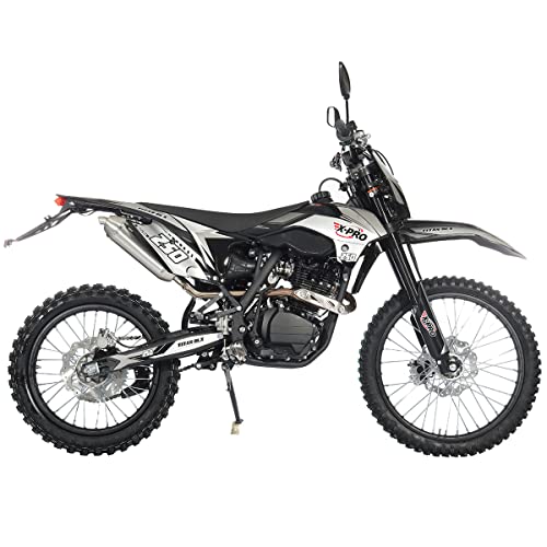 250cc Dirt Bike with 5-Speed Manual Transmission, Electric/Kick Start, 21"/18" Wheels M41198