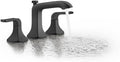 8 in. Widespread 2-Handle Bathroom Faucet in Matte Black W196222