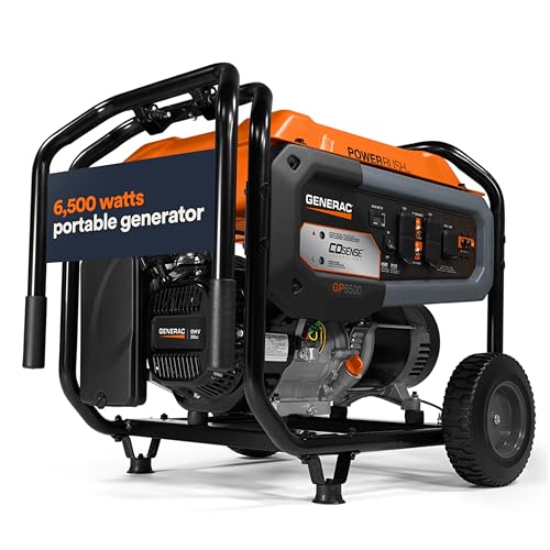 8,000-Watt Gas-Powered Portable Generator with Electric Start P907005