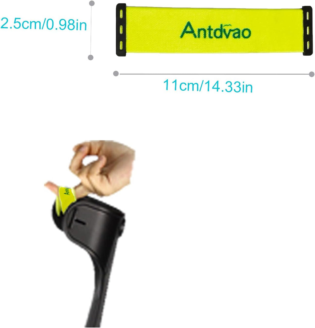 Red Lightweight Adjustable Forearm Crutches Y231165
