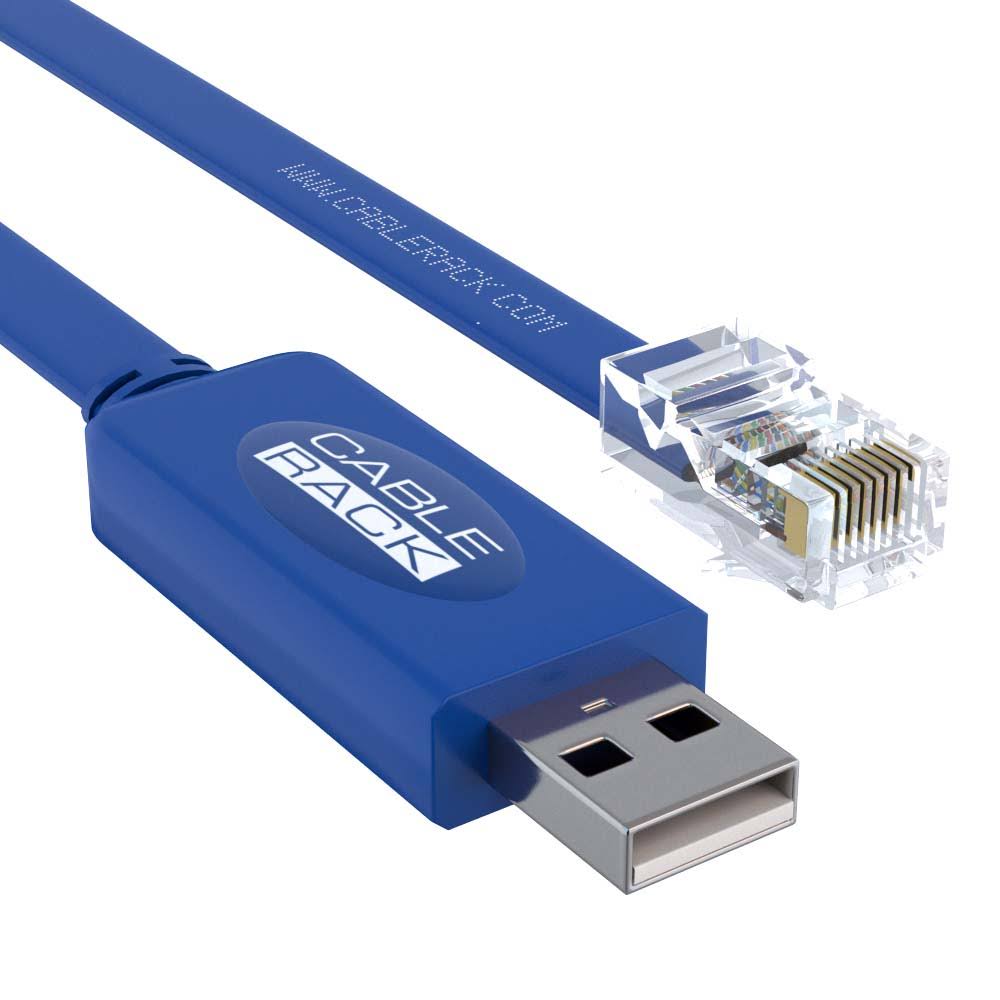 6ft USB to RJ45 Console Cable with FTDI Chipset P4594