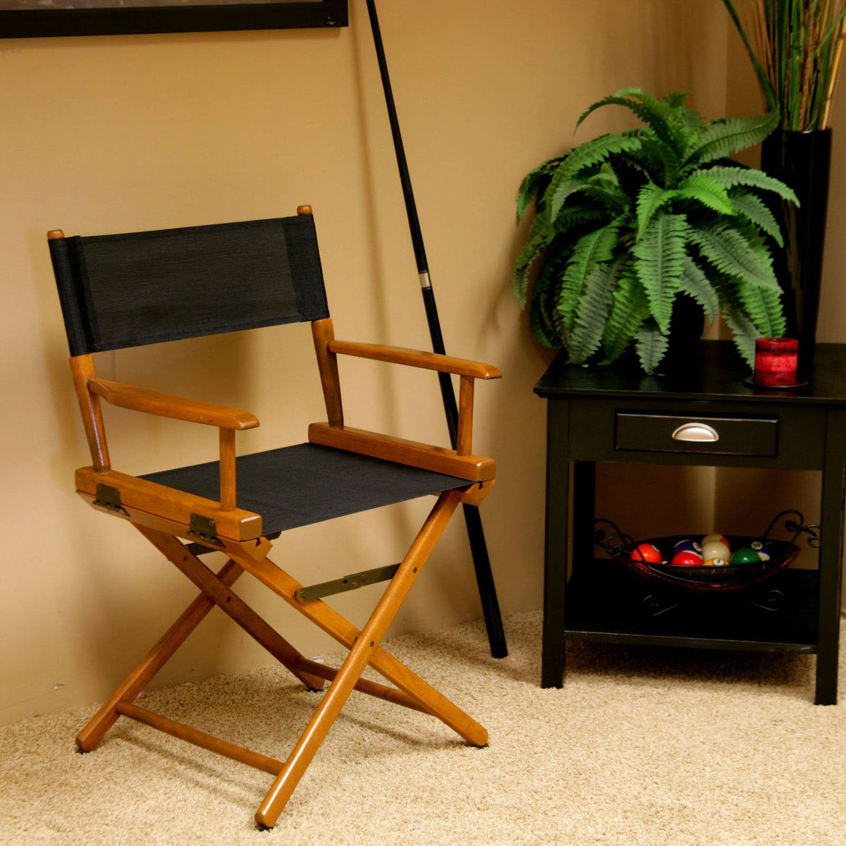 White Dining Height Director Chair V139