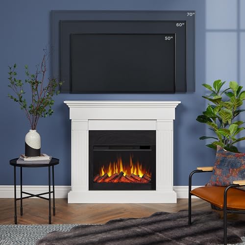 48" Slim Indoor Electric Fireplace with Mantel Y78540