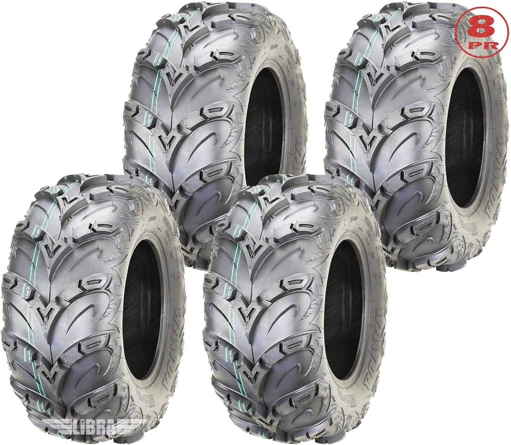 25x8-12 ATV UTV Tires Set of 4 P832