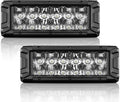 LED Light Bar 8 Inch Double Row 120W 12000LM Spot Flood Combo Off Road Lights Xenon White IP68 Waterproof Driving Light, 2Pcs F2478