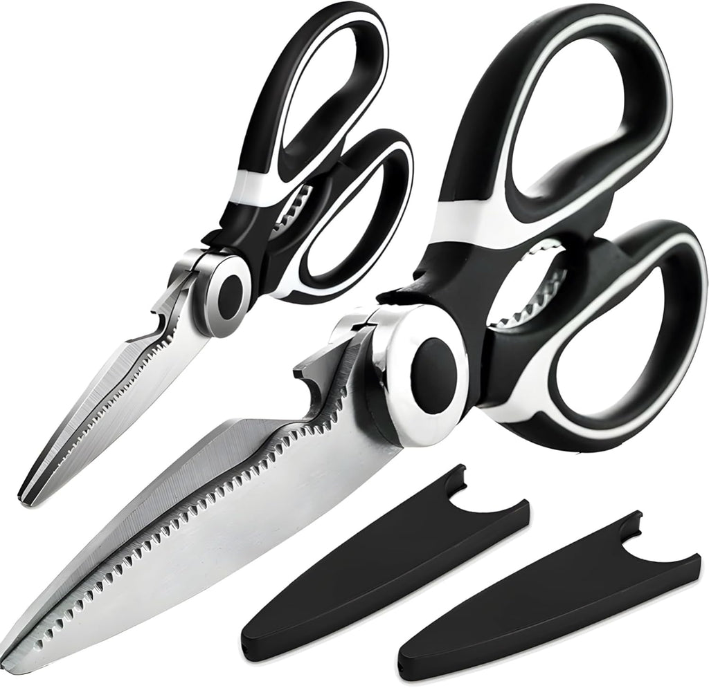 2-Pack Food Grade Stainless Steel Kitchen Scissors V121