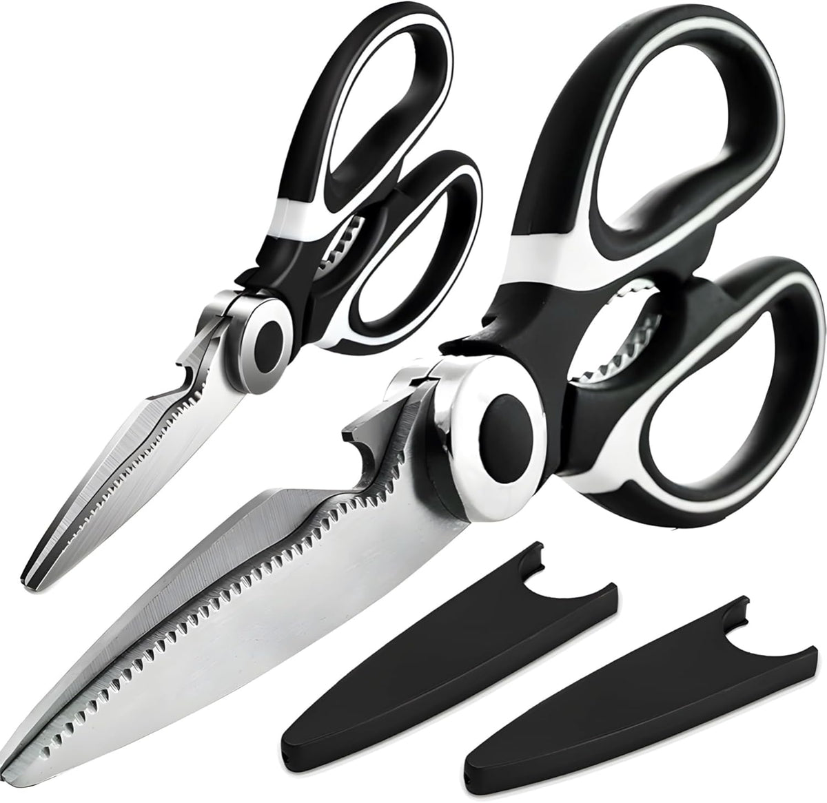 2-Pack Food Grade Stainless Steel Kitchen Scissors V121