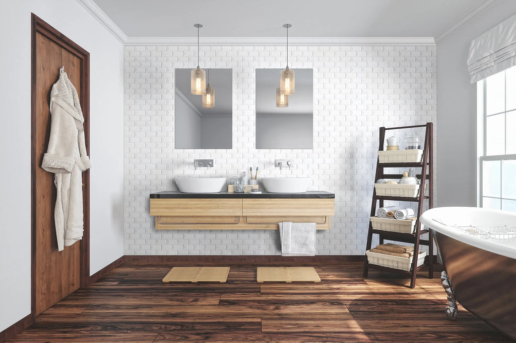 White Glossy 3 in. x 6 in. Glossy Ceramic Wall Tile (10.66 sq. ft. / case) N283