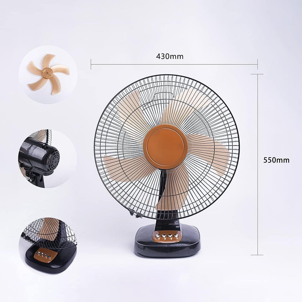 16'' Rechargeable Battery Operated Table Fan J120131