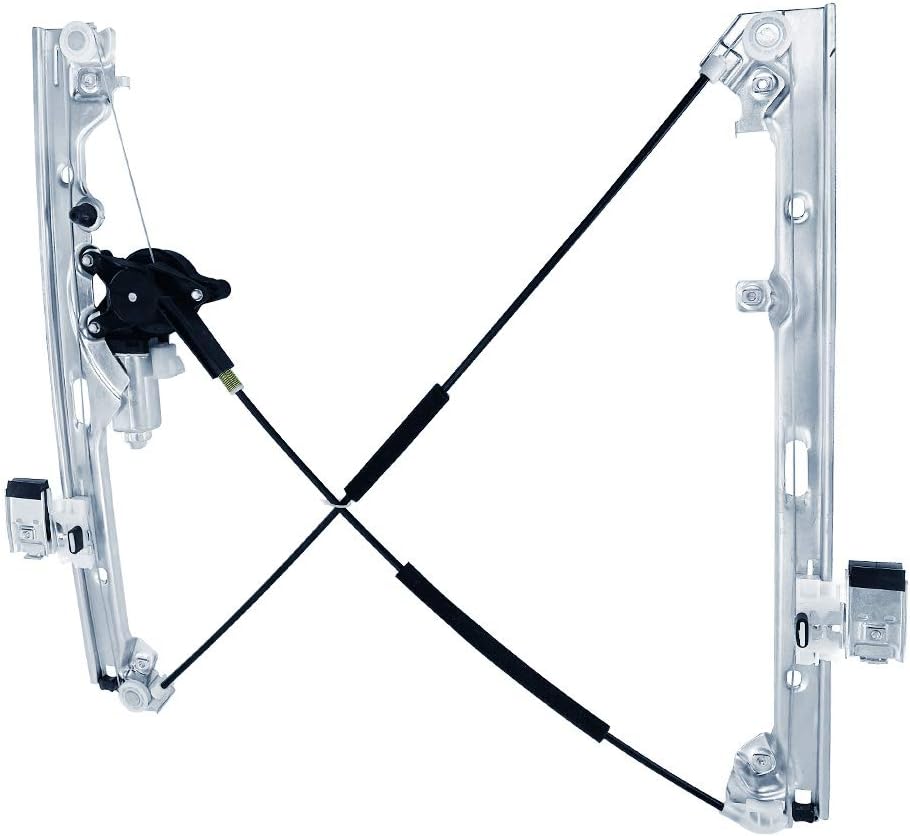 Front Driver Side Power Window Regulator with Motor Pack of 2 Y981408