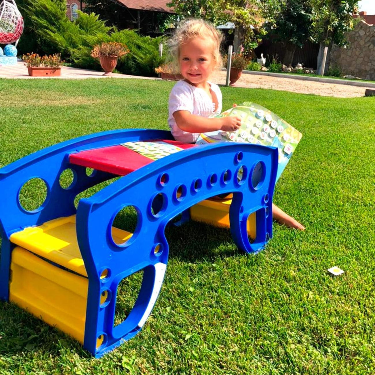 Baby Rocker Swing, Toddler Table and Chairs, Outdoor Chair H95953