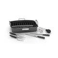 Aluminum Nonstick Roaster with Carving Tools Q940471
