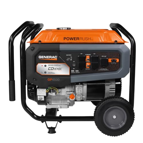 8,000-Watt Gas-Powered Portable Generator with Electric Start P907005