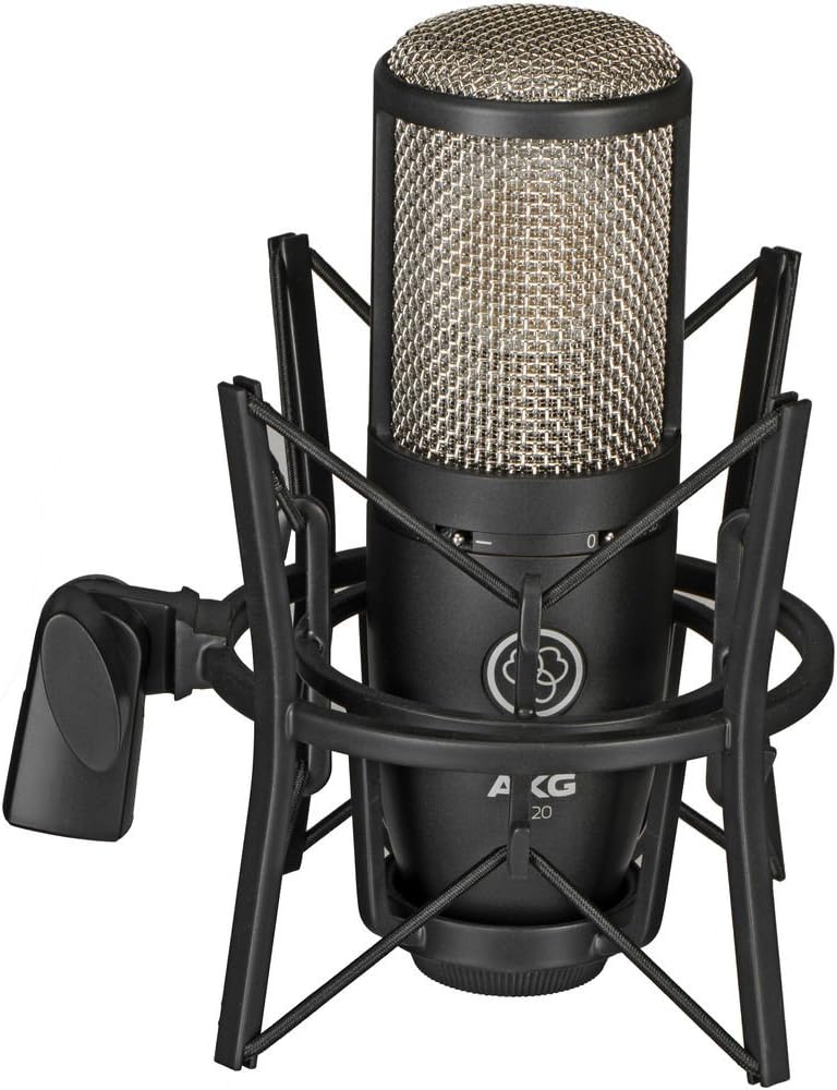 Large Diaphragm Condenser Microphone with Pop Filter and XLR Cable B486