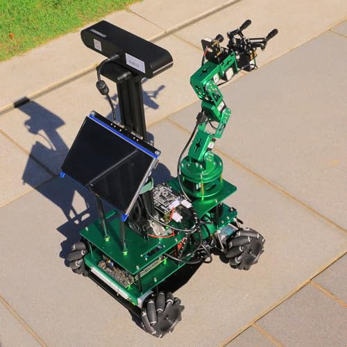 ROS Robotic Kit with 6DOF Robot Arm Mecanum Wheel Chassis F99544