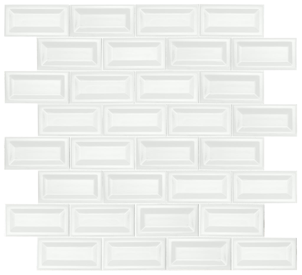 White Glossy 3 in. x 6 in. Glossy Ceramic Wall Tile (10.66 sq. ft. / case) N283