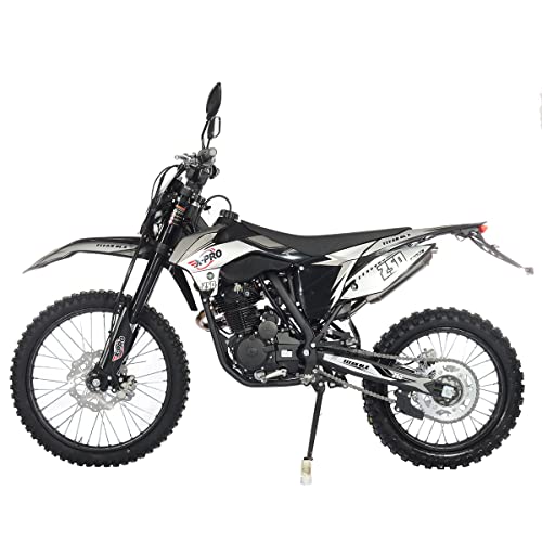 250cc Dirt Bike with 5-Speed Manual Transmission, Electric/Kick Start, 21"/18" Wheels M41198