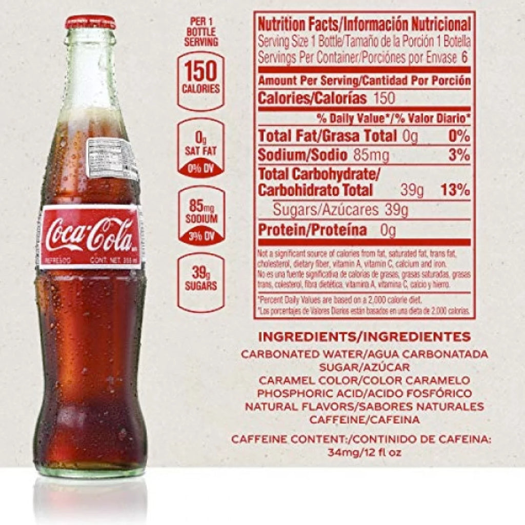 12 fl. oz. Glass Bottle Case (12-Pack) Sweetened Coke S878