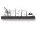 Solid Wood Floating Fireplace Mantel Shelf, 48 x 8 x 6 Inches, Natural T756