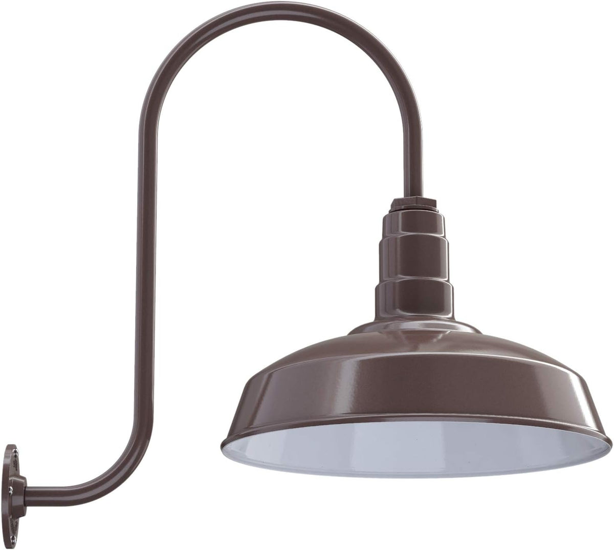 16 Dome 23 Gooseneck Galvanized Outdoor Wall Mounted Barn Light D887376