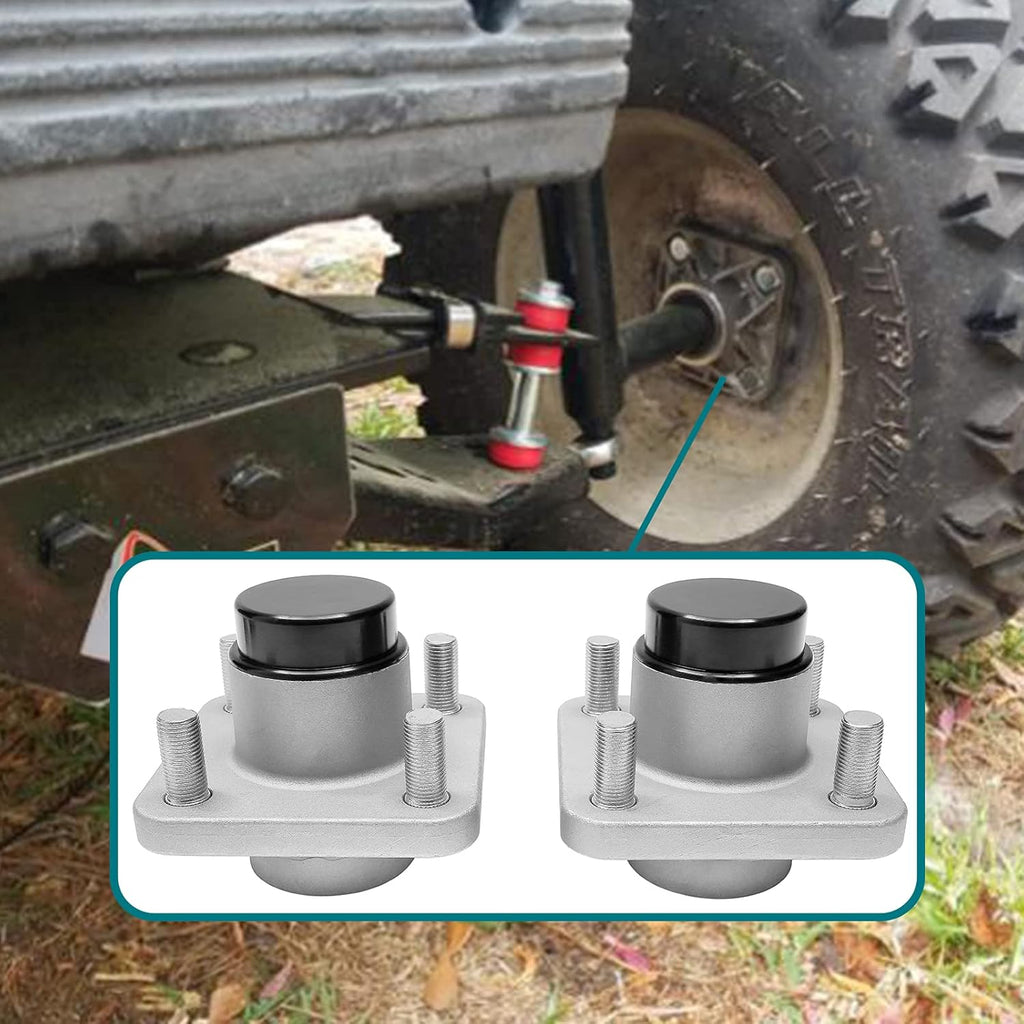 Front Wheel Hub Kit with Bearings Seals 2Pcs A801