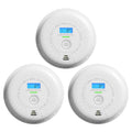 10-Year Battery Smoke and Carbon Monoxide Alarm with Display, 5-Pack J63530