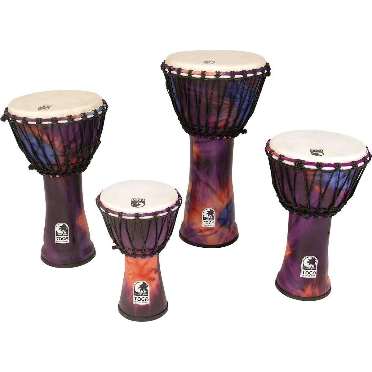 Purple Rope Tuned Djembe 12 in T955