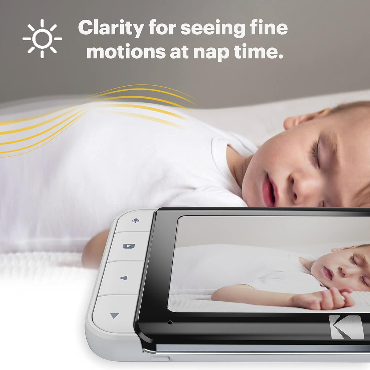 Smart Video Baby Monitor with Remote Pan-Tilt Camera and Night Vision F40027