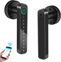 Black Keypad Door Lock with Handle Pack of 2 O9056