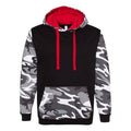 Black Camo Hooded Sweatshirt, Small C86915