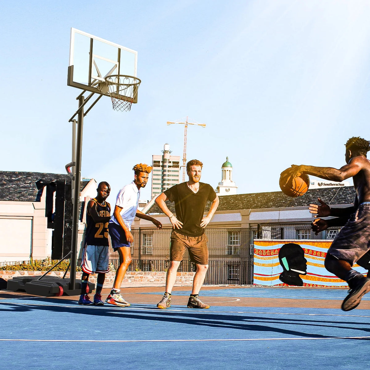 Portable Basketball Hoop & Goal with Height Adjusted 7.6 - 10 ft S8942