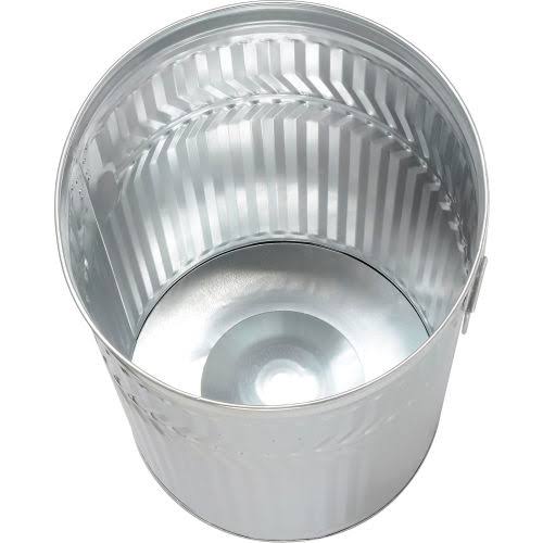 Galvanized Steel 32-Gallon Trash Can Z221