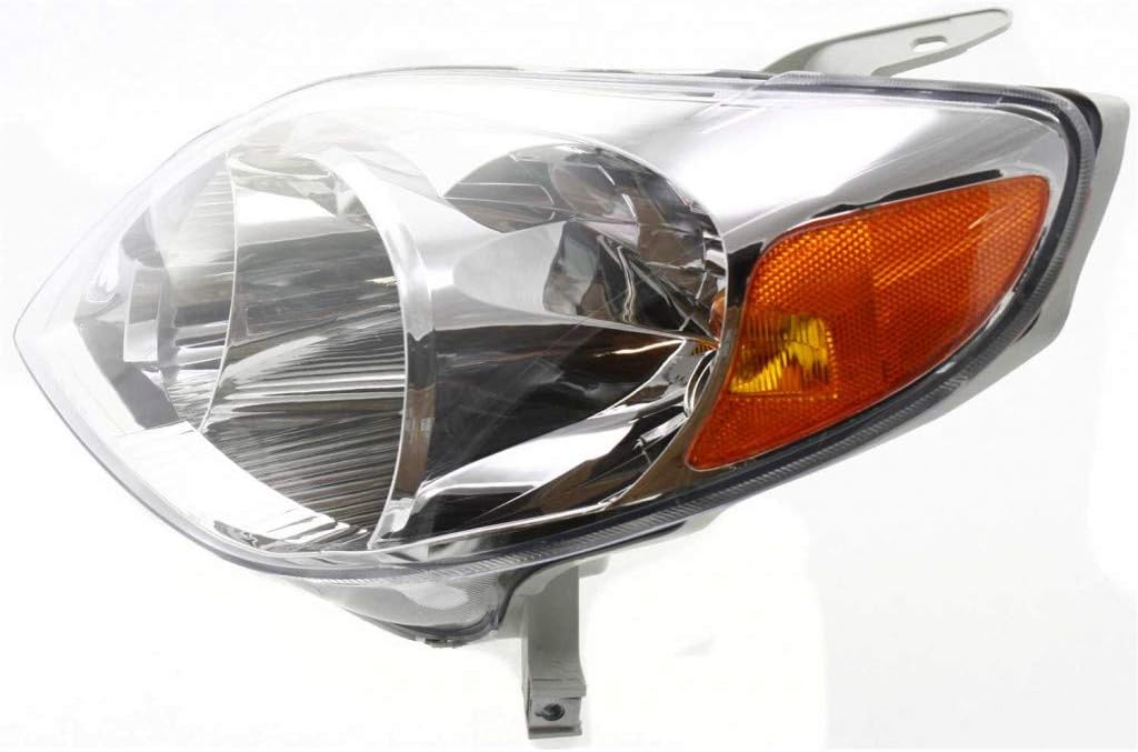 Driver Side Headlight for Toyota Matrix 2003-2008 K562