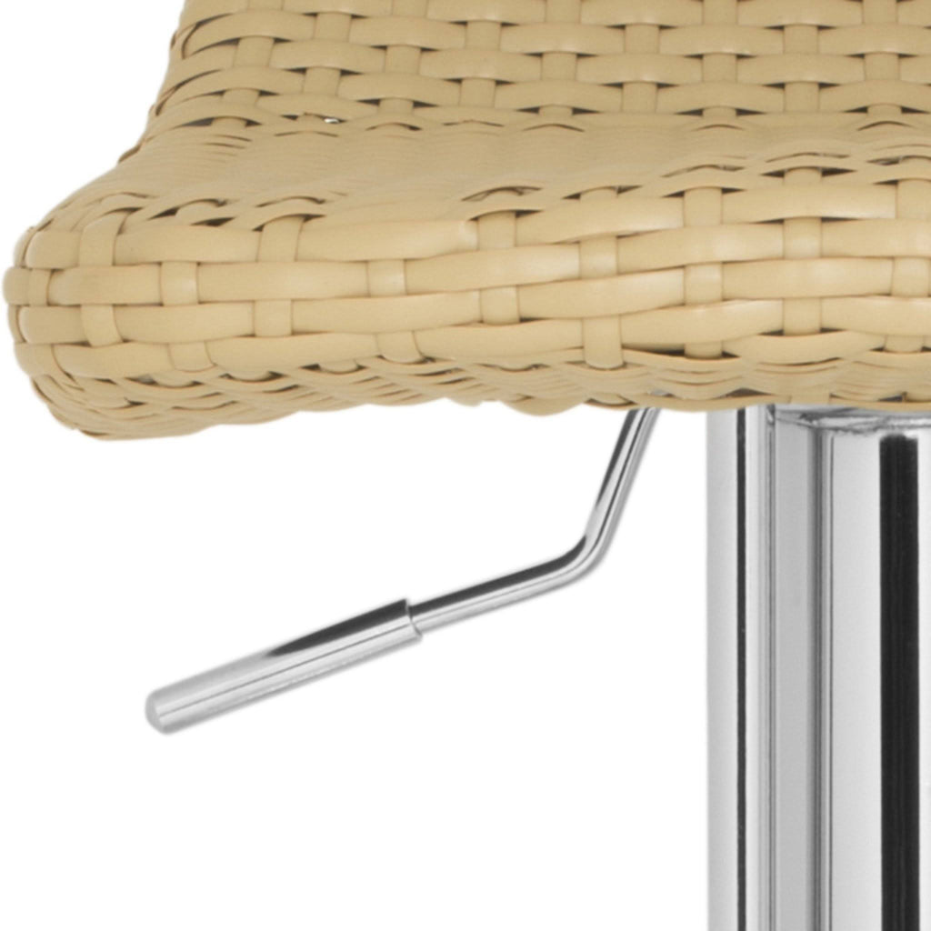 Wicker Natural Swivel Bar Stool B958
