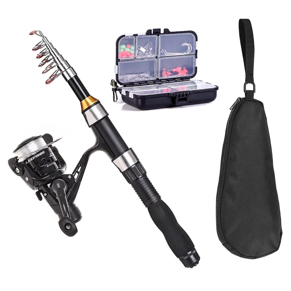 Fishing Rod Reel Combo Full Kit U3134