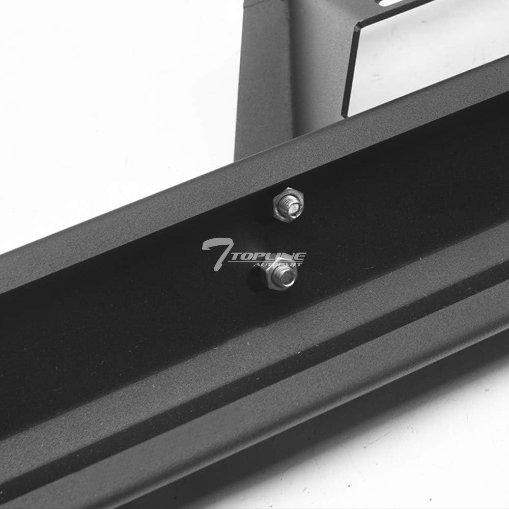 Matte Black Modular Side Nerf Bars Running Boards for Toyota Tundra CrewMax Cab P44018