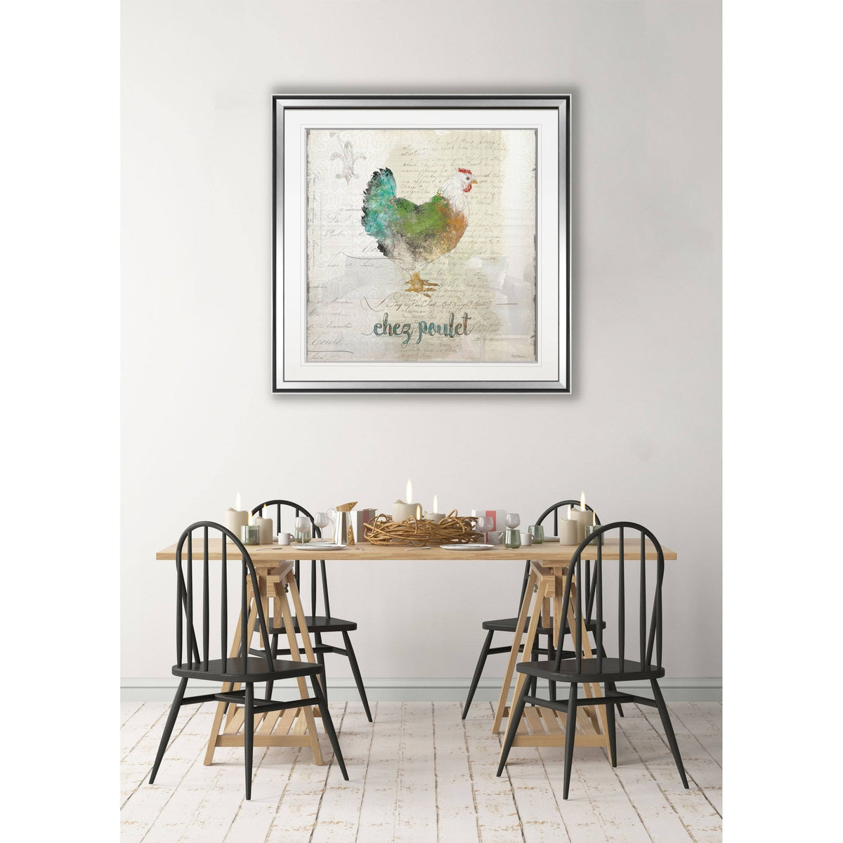 Framed Giclee Print 32 x 32 X8887