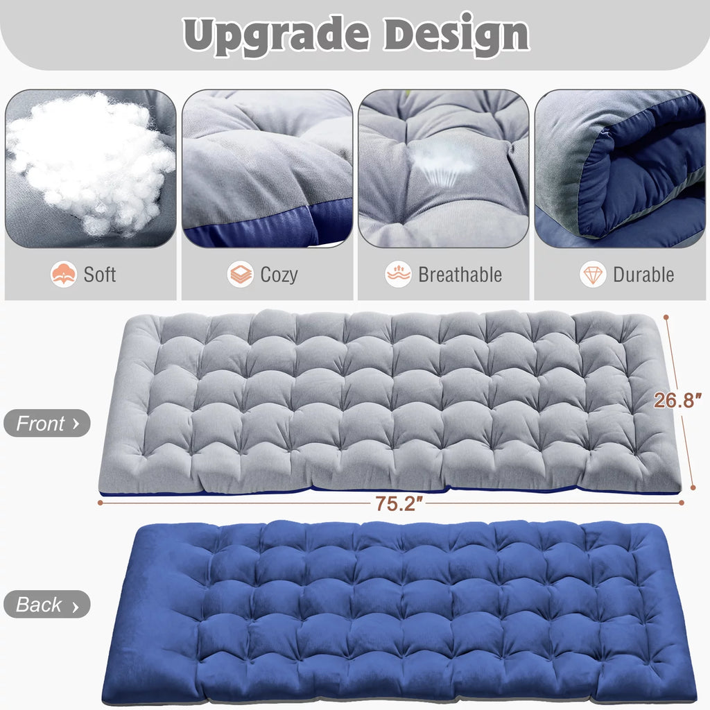 Camping Cot with Mattress and Pillow P7392