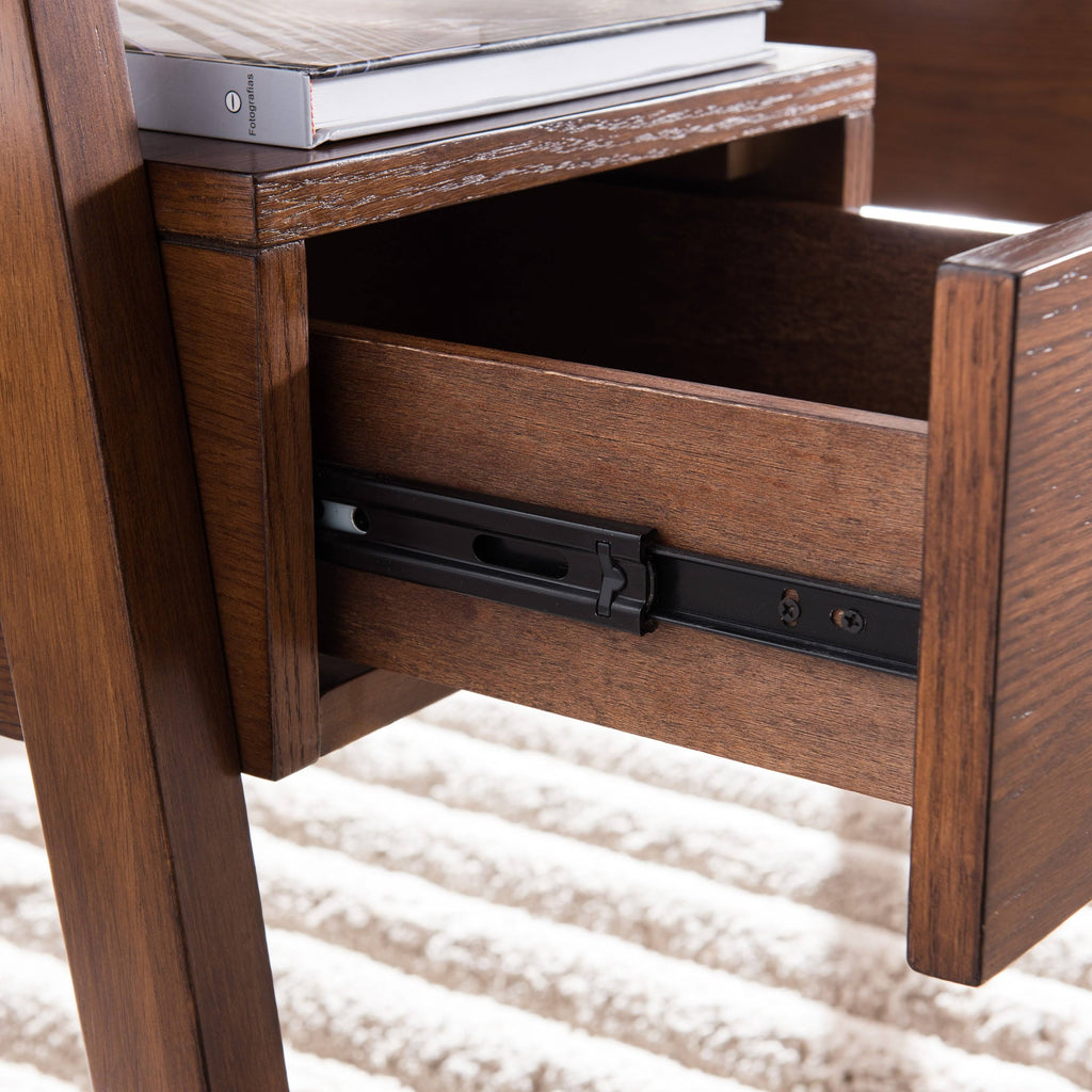 White Writing Desk with Storage L752746