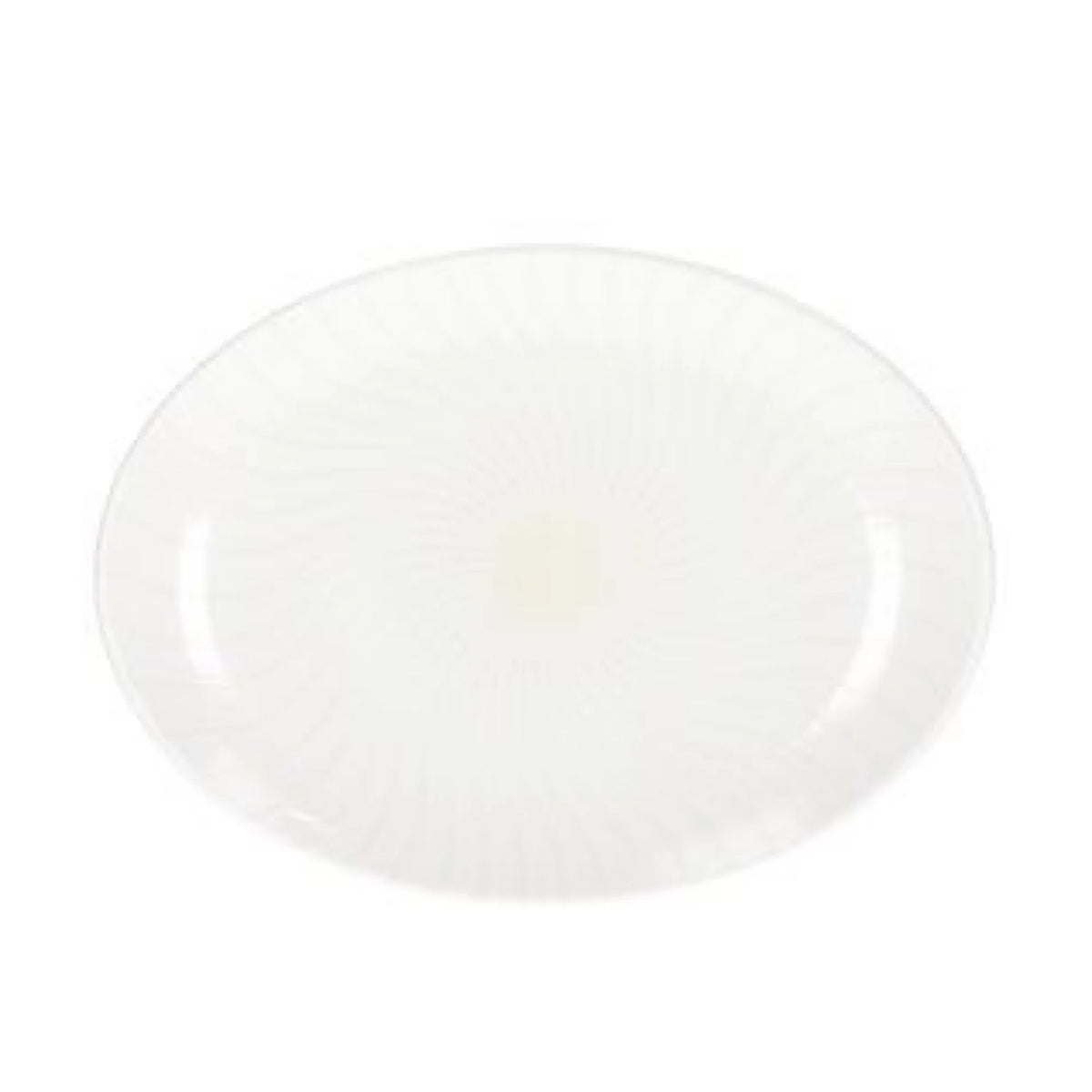 Ivory Oval Plate 36X27.5 cm D510