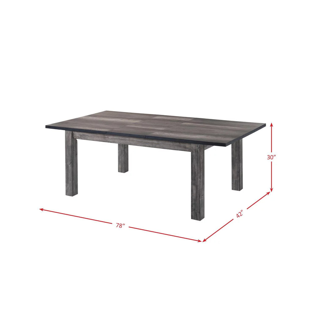 Extendable Dining Table in Gray Oak O58392