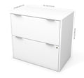 White 2-Drawer Lateral File Cabinet I711542