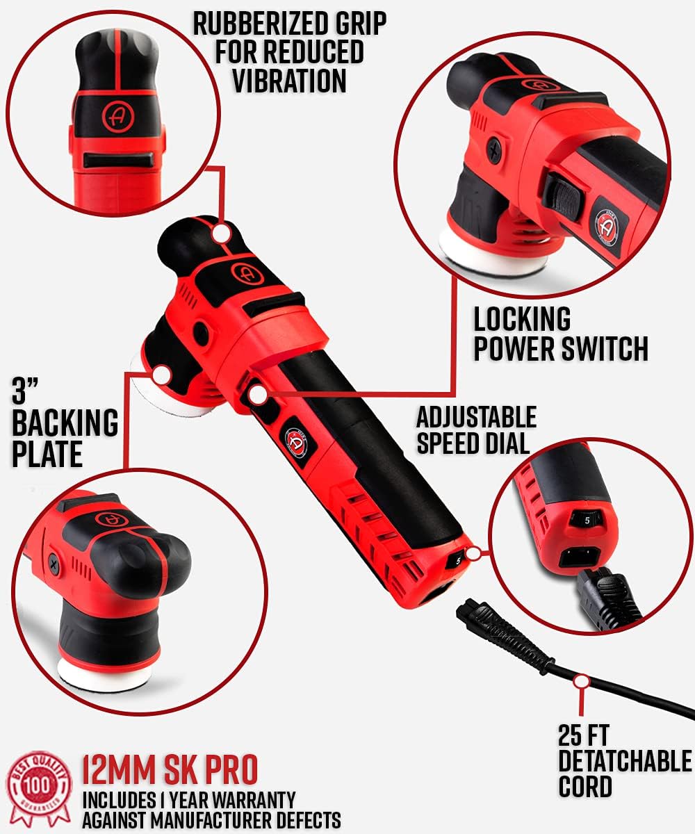12mm Dual Action Car Polisher R605
