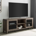Grey Wash Sliding Door TV Stand Y503