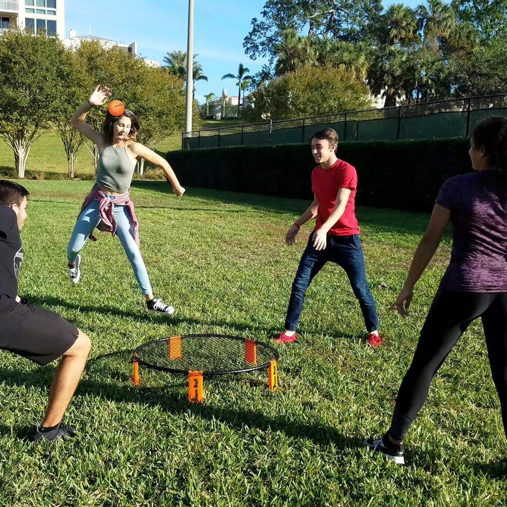 Spike Ball Game with Playing Net, 3 Balls, Carrying Bag and Rules X276