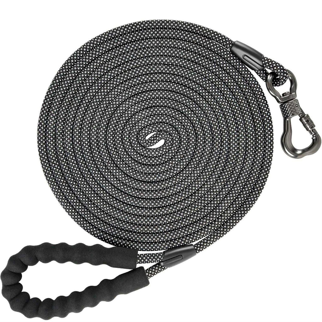 Rope Dog Leash with Swivel Lockable Hook I8369