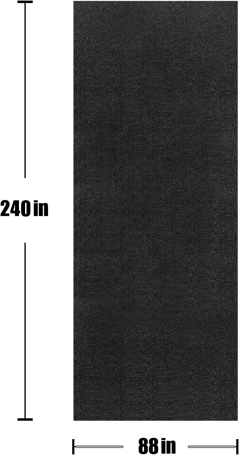 Absorbent Oil Mat Garage Floor Mat, Reusable, Washable, 7.4 ft x 20 ft L519078