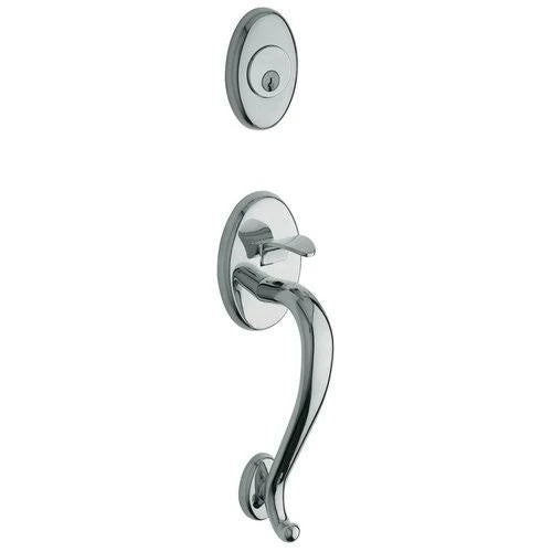 Satin Nickel Single Cylinder Handleset E73933