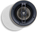 White 8 Inch 2-Way in Ceiling in Wall Speaker C55105