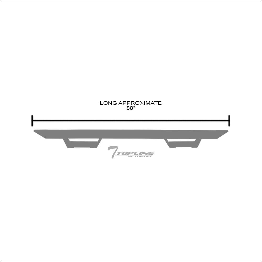 Matte Black Modular Side Nerf Bars Running Boards for Toyota Tundra CrewMax Cab P44018
